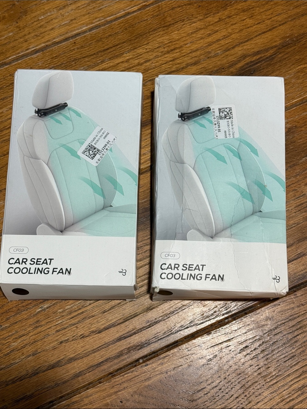 2 Car Seat Cooling Fan